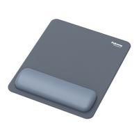 Fellowes Breyta Mouse Mat Wrist Rest Mouse Pad Wrist Support with Antibacterial Protection Ergonomic Mouse Mat Marine