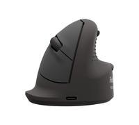 Fellowes Breyta Plus Ergonomic Vertical Mouse Medium Left Handed - Bluetooth wireless technology, wireless dongle or wired, recycled content, Microban anti-microbial protection, rechargeable battery