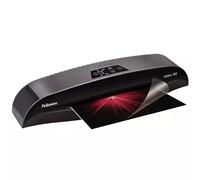 Fellowes Calibre A3. Maximum lamination width: 32 cm Type: Cold/hot laminator Lamination speed: 500 mm/min. Width: 569.9 mm Depth: 155.6 mm Height: 109.5 mm. Package width: 669.9 mm Package depth: 161