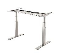 Fellowes Cambio Electronically Height Adjustable Sit Stand Desk Frame Rectangular Silver T-Foot 1,829 (W) x 698 (D) x 1,257 (H) mm MFC (Melamine Faced Chipboard), PVC (Polyvinyl Chloride), Steel