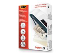 Fellowes Glossy 125 Micron Card Laminating Pouch - 83x113mm