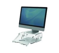 Fellowes Clarity Adjustable Monitor Riser Clear Acrylic 9731101 - 9731101