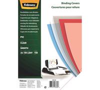 Fellowes 5376001 Plastic Cover 150MIC Clr (Pack-100)