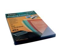 Fellowes Clear PVC Covers for Wire and Com Binding Machines 200 Micron (Pack of 100) 5376101