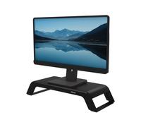 Fellowes Computer Monitor Stand with 3 Height Adjustments - Hana LT Monitor Riser - Ergonomic Adjustable Monitor Stand for Computers - Max Weight 22.6KG - Black