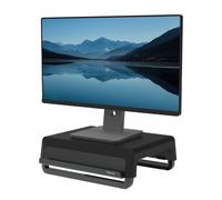 Fellowes Computer Monitor Stand with 3 Height Adjustments - Breyta Monitor Riser with Cable Management - Ergonomic Adjustable Monitor Stand for Computers - Max Weight 15KG - Black