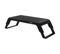 Fellowes Computer Monitor Stand with 3 Height Adjustments - Hana LT Monitor Riser - Ergonomic Adjustable Monitor Stand for Computers - Max Weight 22.6KG - Black
