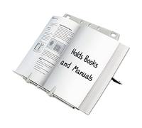 Fellowes Copyholder Booklift, Extra Wide Platform, Holds Heavy Textbooks, Adjustable Clips Hold Pages, Ideal for Home & Office, Easy Transportation & Storage, Height & Tilt Adjustable