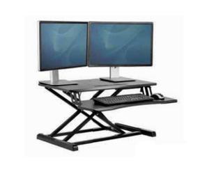 Fellowes Corvisio Sit Stand Workstation Black (8091001)