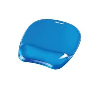 Fellowes Crystal Gel Mouse Pad Blue