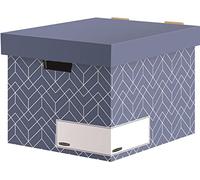 Fellowes Décor Series 4483701 Archive Box Slate Blue 2 Pieces 291 mm Height 340 mm Width 390 mm Length