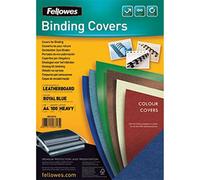 Fellowes A4 Leatherboard Covers 5371305 Blue Pack of 100