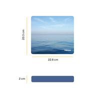 Fellowes 59039 Earth Series Mouse Pad Blue Ocean 6pk
