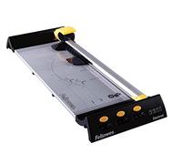 Fellowes Electron A3 Paper Cutter Guillotine - 46CM Cutting Length Guillotine Paper Cutter - 10 Sheet Capacity - Ideal for Small Office Home Use - Silver/Black