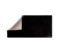 Fellowes Everyday Deskmat - Dual-Sided Faux Leather Desk Mat, Waterproof Surface, 80 x 40 cm - Large Office Desk Pad for Laptop, Keyboard & Mouse - Black & Grey