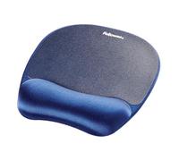 Fellowes Everyday Mousepad with Wrist Support - Ergonomic Mousepad for Computer Laptop - Blue