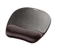 Fellowes Everyday Mousepad with Wrist Support - Ergonomic Mousepad for Computer Laptop, Ergonomic Wrist Rest - Black