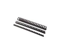 Fellowes FEL52066 Plastic Comb Bindings, 1.5 in., 340 Sheet Capacity,10-PK,BK