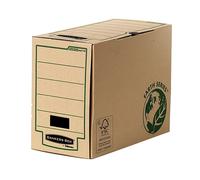 Bankers Box Earth Series - Ultimate Filing Box, A4, Brown Folio, Lomo 150 mm Brown (Pack of 20)