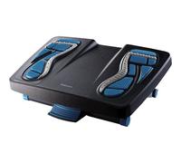 Fellowes Foot Rest Under Desk - Energizer Foot Support Ergonomic Foot Rest with 3 Height Adjustable Positions & Massage Textured Surface - Foot Rest Stool for Office & Home - Charcoal Blue Charcoal Gr