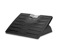 Fellowes Office Suites Foot Rest for Under Desk - Ergonomic Foot Support with Antibacterial Microban Technology for Office & Home Use - Black