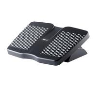 Fellowes Foot Rest Under Desk - Refresh Foot Support Ergonomic Foot Rest with 2 Height Adjustments & Massage Surface - Foot Rest Stool for Office & Home - Black