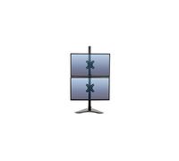 Fellowes Free Standing Professional Series Stacking Dual Monitor Mount - VESA Compliant Monitor Arm with Tilt, Swivel, Rotation Functions and Cable