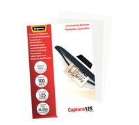 Fellowes Glossy 125 Micron Card Laminating Pouch - 65x95mm