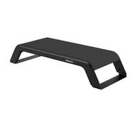 Fellowes Computer Monitor Stand with 3 Height Adjustments - Hana LT Monitor Riser - Ergonomic Adjustable Monitor Stand for Computers - Max Weight 22.6KG - Black
