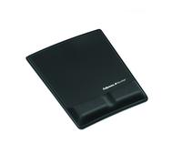 Fellowes Health-V Fabrik Mouse Pad/Wrist Support Black