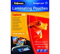 Fellowes ImageLast Capture Laminating Pouch A3 Glossy 125 microns (2 x 125) Transparent Pack of 100