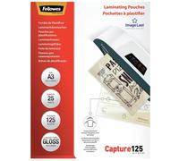 Fellowes ImageLast Laminating Pouches A3 Glossy 125 Transparent Pack of 25