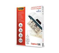 Fellowes ImageLast Capture Laminating Pouch A3 Glossy 125 microns (2 x 125) Transparent Pack of 100