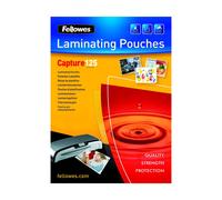 FELLOWES LAMINATING POUCHES A4 OR A3 CLEAR GLOSS '160 OR 250 MICRON' POUCHES