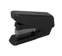 Fellowes Jam Free Stapler, 40 Sheet Capacity - LX860 EasyPress Half Strip Antibacterial Manual Stapler- Uses Both 24/6mm and 26/6mm Staples - Black
