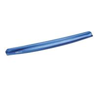Fellowes Keyboard Wrist Rest - Crystals Gel Wrist Rest with Non Skid Rubber Base - Ergonomic Wrist Support for Computer Laptop Home Office Use - Blue