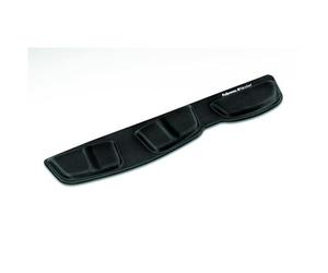 Fellowes Keyboard Wrist Rest - Health-V Wrist Rest with Antibacterial Protection - Ergonomic Wrist Support for Computer Laptop Home Office Use - Black