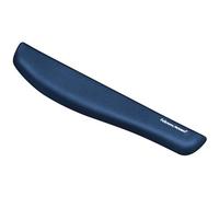 Fellowes Keyboard Wrist Rest - PlushTouch Wrist Rest with Non Skid Rubber Base & Antibacterial Protection - Ergonomic Wrist Support for Computer Laptop Home Office Use - Blue