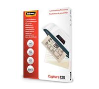 Fellowes Laminating Pouches A4 for Home & Office Use - Matt Finish - 250 Microns (2 x 125 Micron) - Pack of 100 Sheets