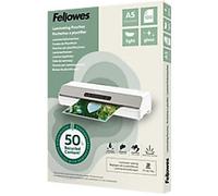 Fellowes Laminating Pouches A5 Glossy 80 microns Transparent Pack of 100