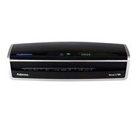 Fellowes Laminator Venus 2 125, Rapid 30-60 Second Warm-up Laminating Machine, with Laminating Pouches Kit (5734801), Black, Silver, 5.1" x 21.3" x 8.2"