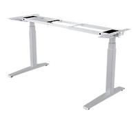 Fellowes Levado Electronically Height Adjustable Sit Stand Desk Frame Rectangular Silver T-Foot 1,829 (W) x 698 (D) x 1,257 (H) mm MFC (Melamine Faced Chipboard), PVC (Polyvinyl Chloride), Steel