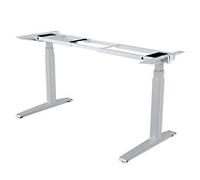 Fellowes Levado Electronically Height Adjustable Sit Stand Desk Rectangular Silver T-Foot 1,829 (W) x 698 (D) x 1,257 (H) mm Steel