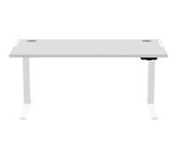 Fellowes Levado Sit Stand Desk Rectangular Grey T-Foot 1,829 (W) x 698 (D) x 1,257 (H) mm MDF (Medium-Density Fibreboard), PVC (Polyvinyl Chloride), Steel