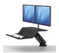 Fellowes Lotus RT Sit/Stand Workstation Dual Screen Black 8081601