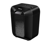 Fellowes LX Series Paper Shredder LX50 9 Sheet Cross Cut Shredder with 17 Litre Bin High Security P4 Black Cross shredding 22 cm 4 x 37 mm 17 L 217 sheets 70 dB
