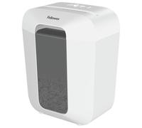 Fellowes Cross Cut Paper Shredder LX50 9 Sheet Shredder White, White