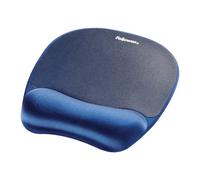 Fellowes Memory Foam Mouse Pad Wrist Support Sapphire Blue 9172801