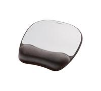 Fellowes Memory Foam Mouse Pad Black, Silver