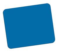 Fellowes Mouse Mat with Non-Slip Rubber Base - Solid Colour Mouse Pad - Suitable for Both Optical and Laser Mice - 186 x 224 x 6mm - Blue